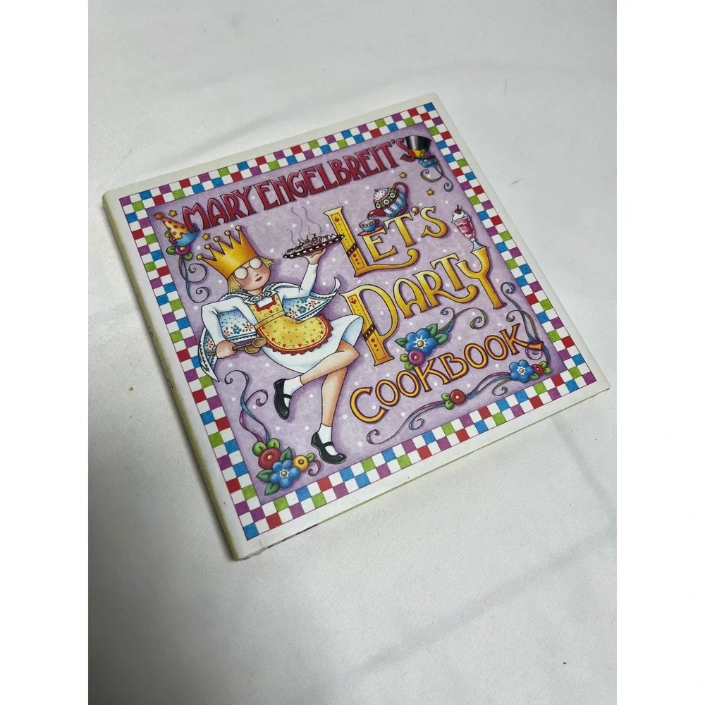 Mary Engelbreit Let's Party Cookbook‎ Hardcover Recipes Illustrations 0740718711